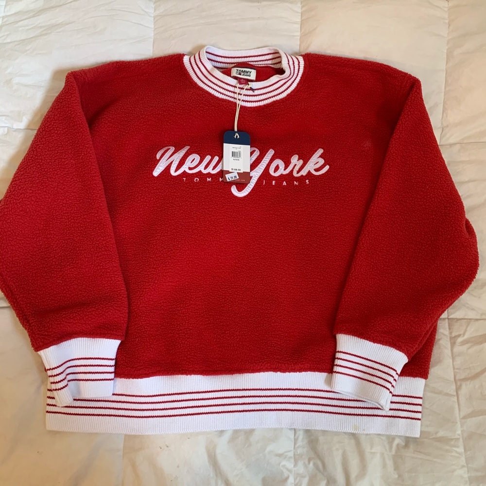 Tommy Jeans Red New York Sweatshirt